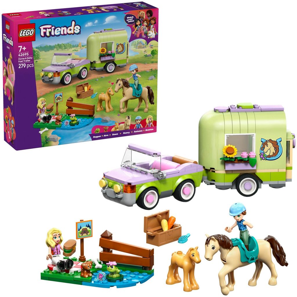 LEGO Friends Přívěs s koněm a hříbětem, Sada na stavění, 7 Obrázek produktu 