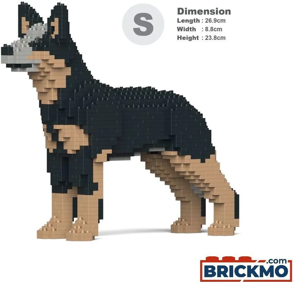 Jekca Bricks Chien de Berger Australien 01-M01 ST19PT69 Jeu Construction