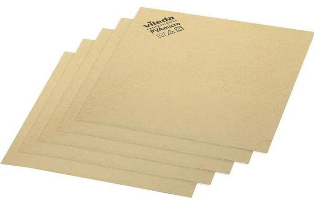 Vileda PVAmicro Microfasertuch - 5 Stück - gelb - Produktbild 