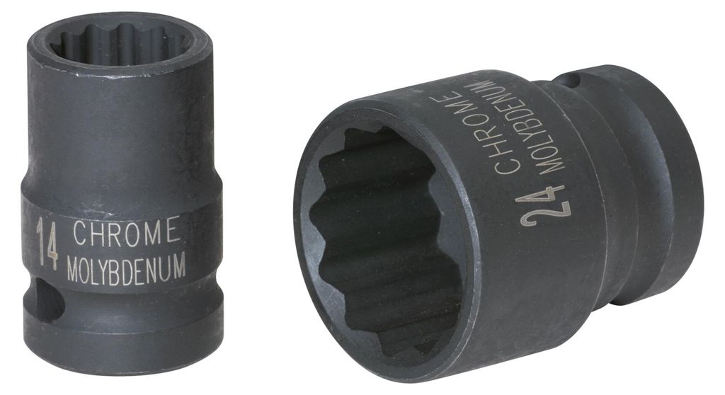 KS Tools 1/2" 12-kant-Kraft-Stecknuss, kurz, 32 mm, 515.0933