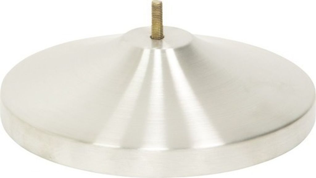 Fuß für Absperrpfosten Edelstahl ausziehbar Ø 31 cm