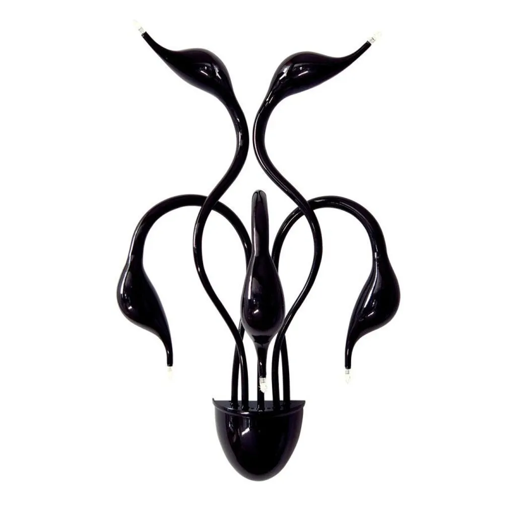 Italux Swan MB8098-5A Applique Murale LED Design Noir Moderne
