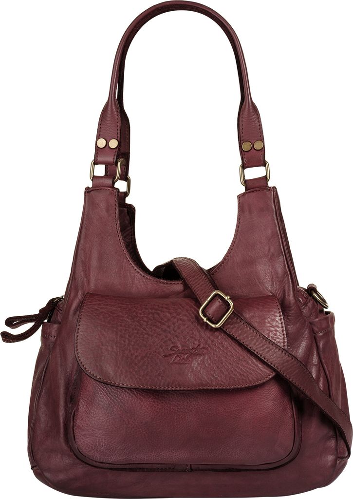 Samantha Look Umhängetasche Damen 021685 bordeaux