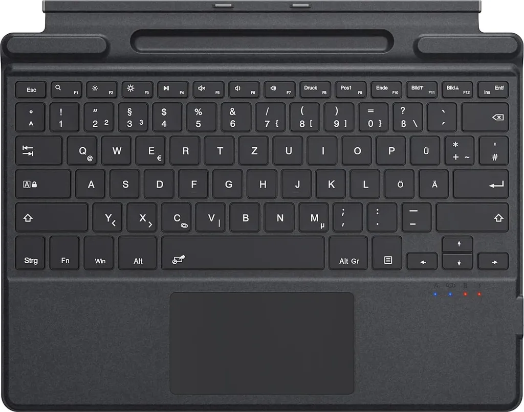 Clavier pour Tablette Surface Pro 11 10 9 8 X Bluetooth MoKo Travail Gris