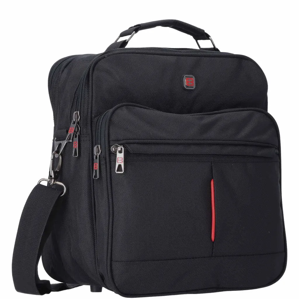 Borsa Messenger Uomo XXL Tracolla Lavoro Assistente Volo Grande Nylon