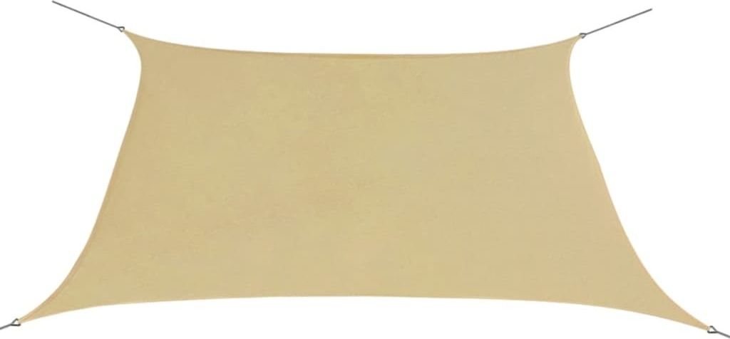 Möbel Sonnensegel Oxford-Gewebe Quadratisch 2x2 m Beige - Sonnensegel 43020