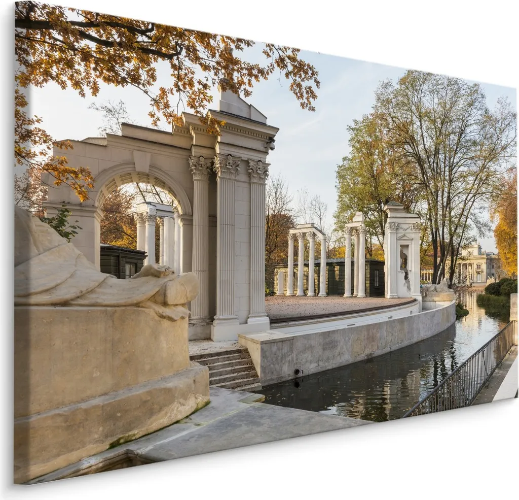 Stampa d'Arte Teatro di Varsavia 70x50 | Quadro Vintage Tela XXL Luxury - 1