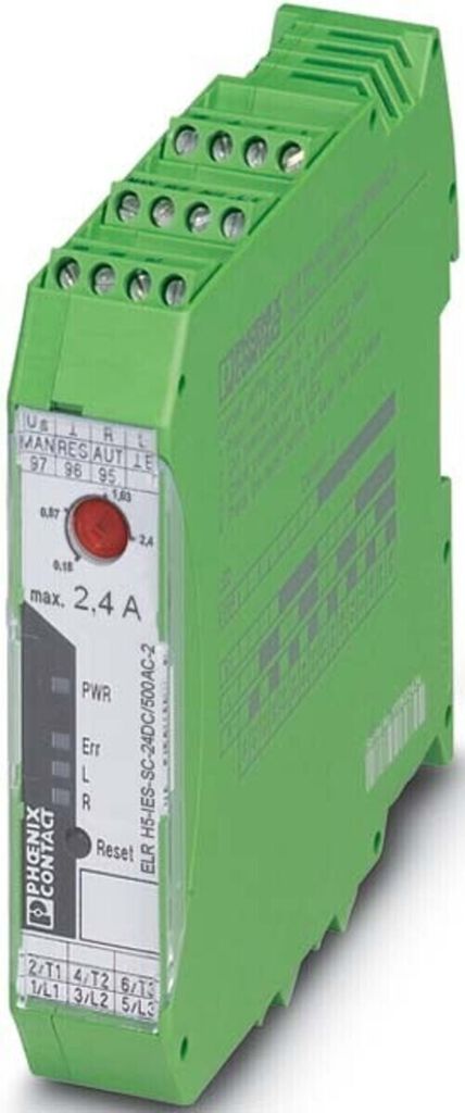 Phoenix Contact 4-in-1" Hybrid-Motorstarter ELR H5-IES-SC- 24DC/500AC-2 Last-Strom 2.4 A Schaltspannung 42