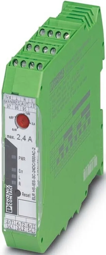 Démarreur hybride compact ELR H5-IES-SC- 24DC/500AC-2 avec protection 2.4A