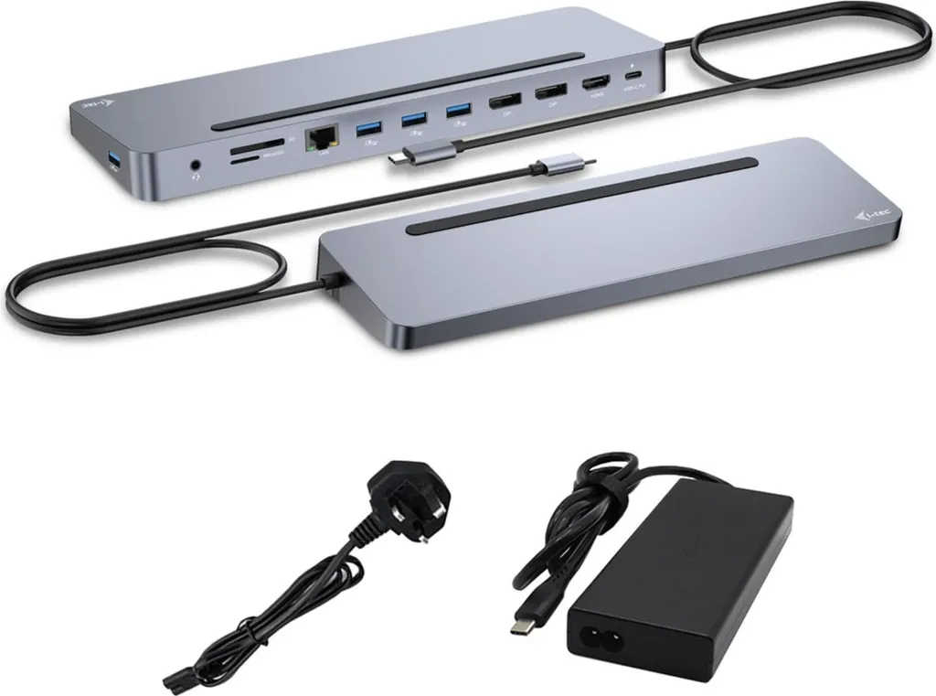 i-tec i-tec USB-C Metal Ergonomic Docking Station 100W Triple 4K Display