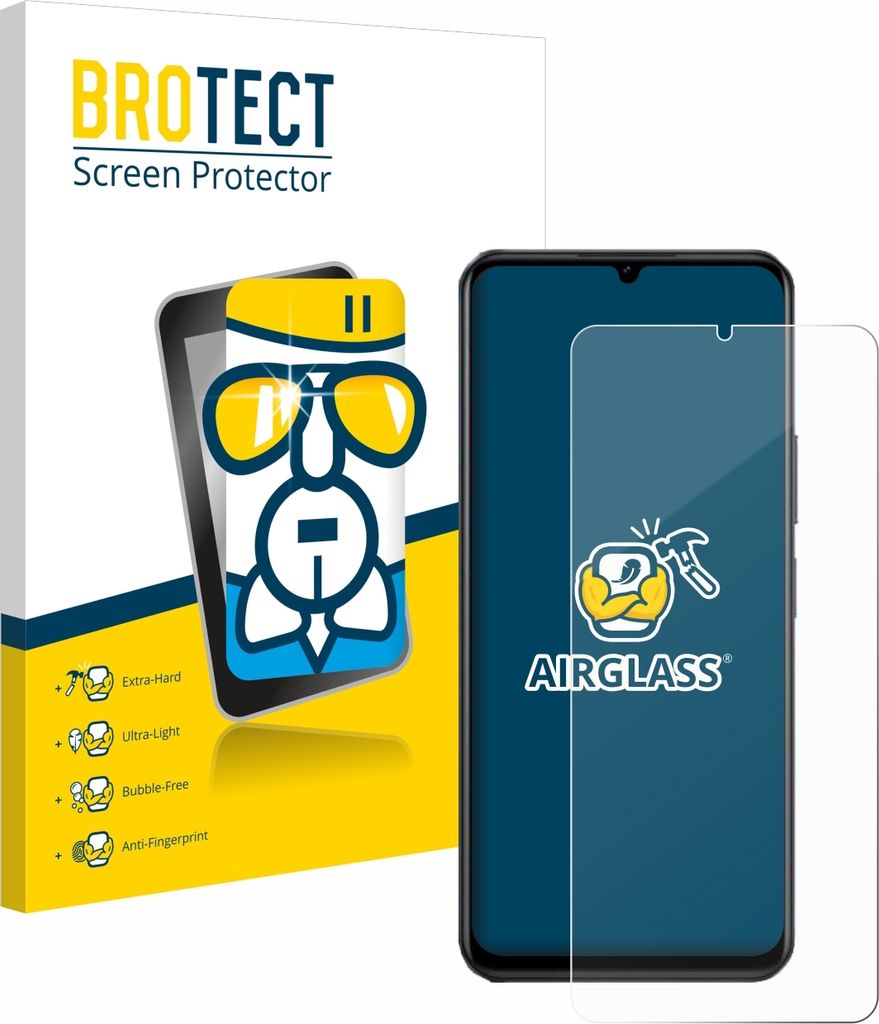 BROTECT Schutzglas für Vivo Y28 Schutzfolie Panzer Folie Produktbild 
