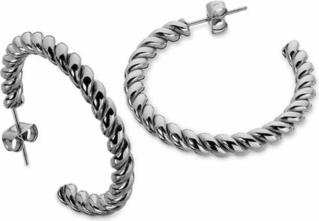 Boucles d'oreilles AN Jewels AAC.E25S en argent rhodié pour femme