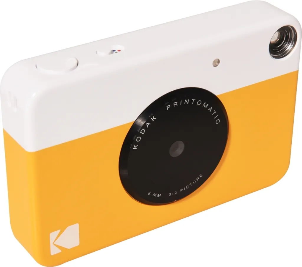 Kodak Printomatic: Fotocamera Istantanea 5MP Stampa ZINK Gialla - 3