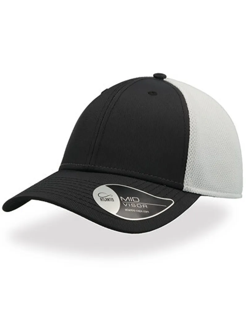 Cappello Campus Visiera Curva Nero Bianco Taglia Unica | Qualità Top - 1