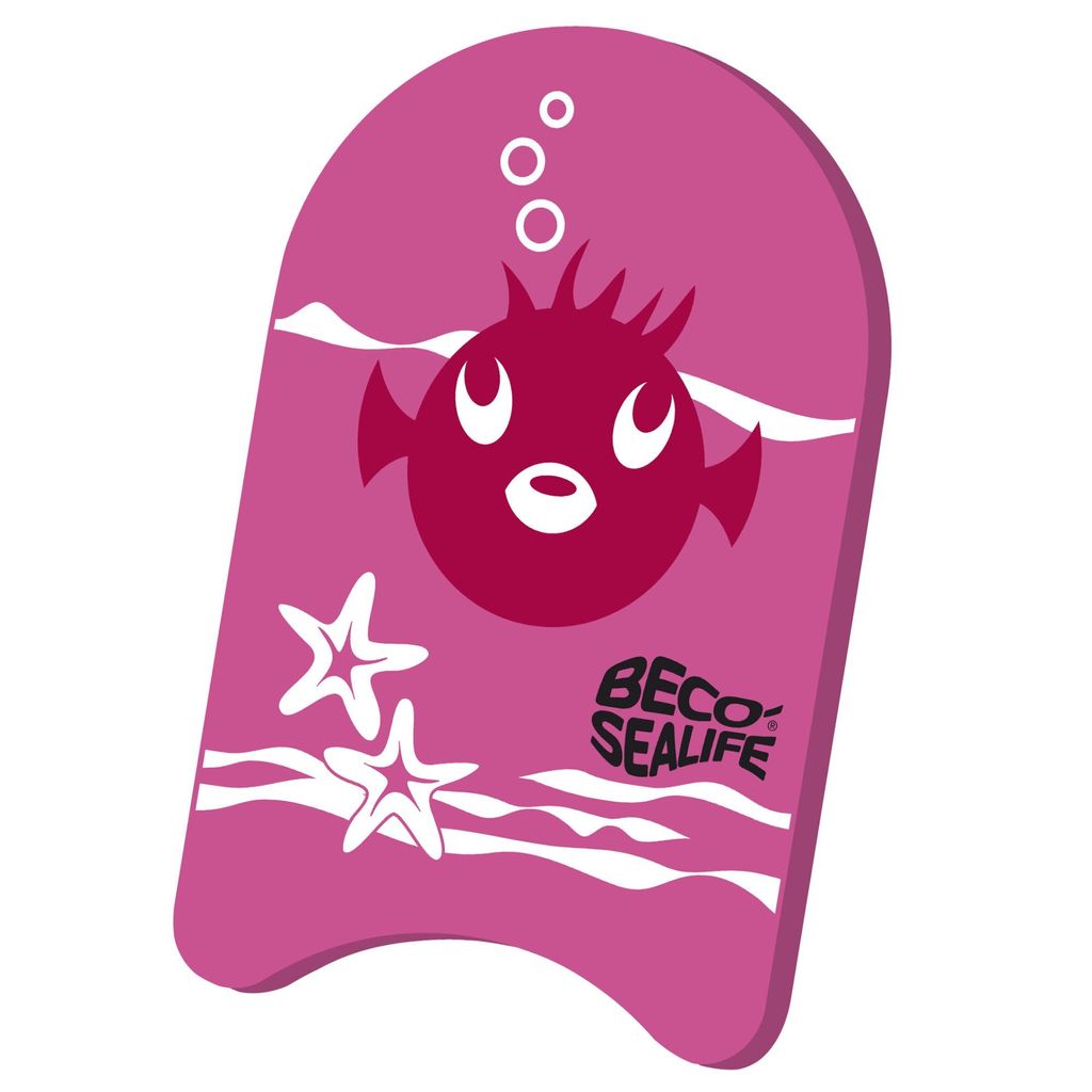 Sealife Kickboard 34x21cm Farbe pink Print Pinky - & GS Immagine del prodotto 