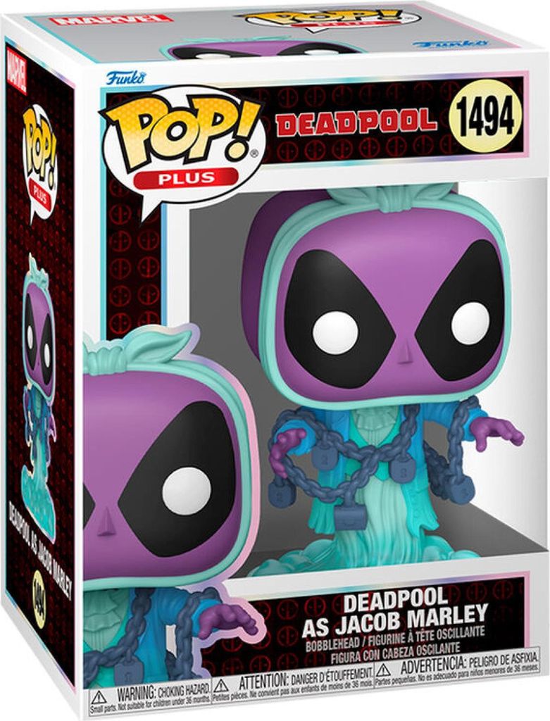 POP-Figur plus Marvel Deadpool - Deadpool als Jacob Marley