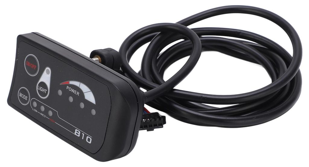 Elektrisches Fahrrad-LED-Display-Bedienfeld 36 V 48 V S810-Messgerät für Fahrrad 5-polige gewöhnliche Schnittstelle