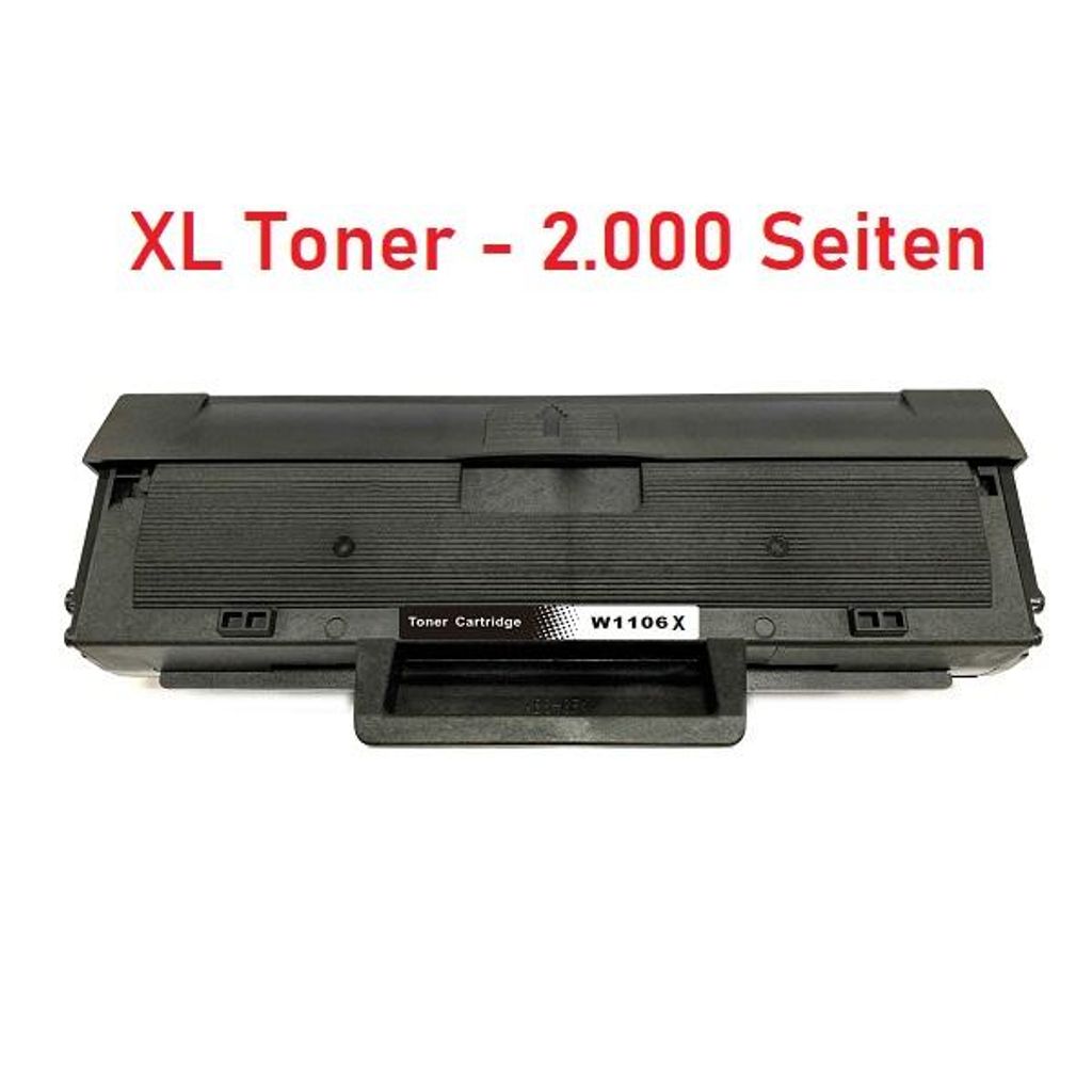 Kompatible Tonerkartusche HP W1106X, 106X black, schwarz Produktbild 