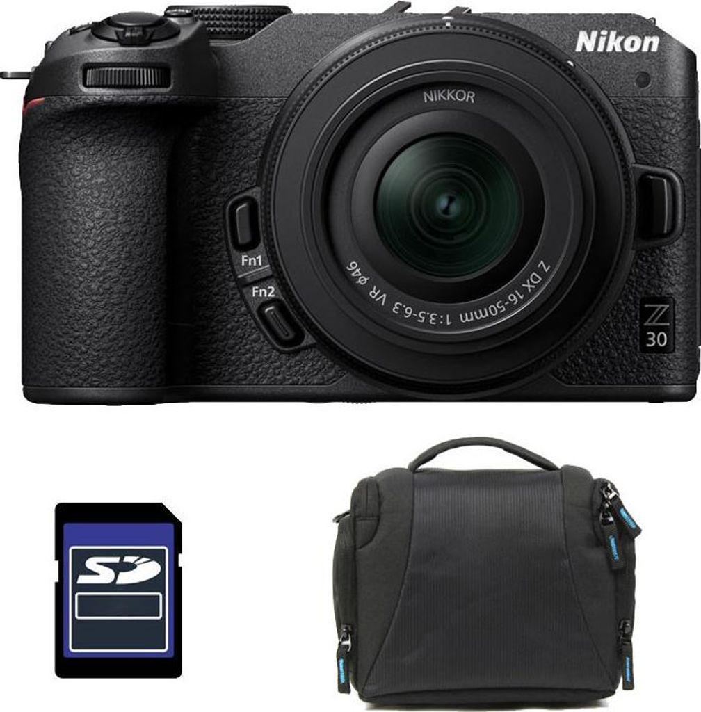 NIKON Z30 + Z 16-50 + Tasche + 8 GB SD-Karte