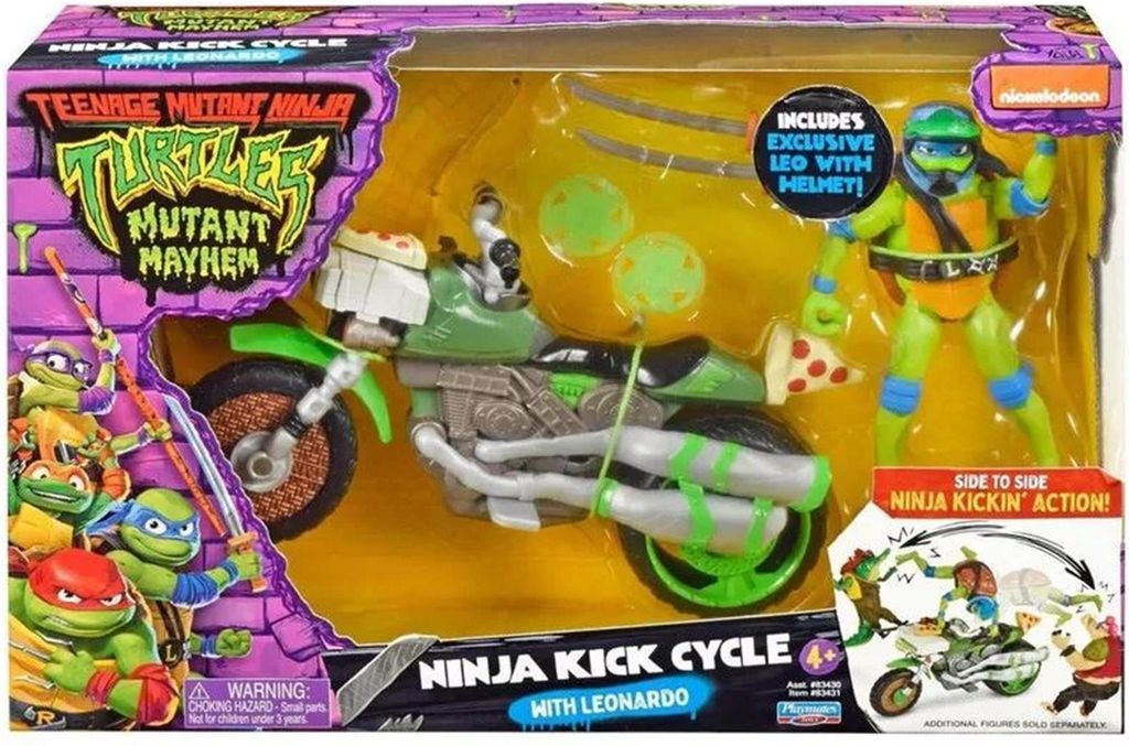 Teenage Mutant Ninja Turtles Movie Vehicle Drive N Kick Obrázok produktu 