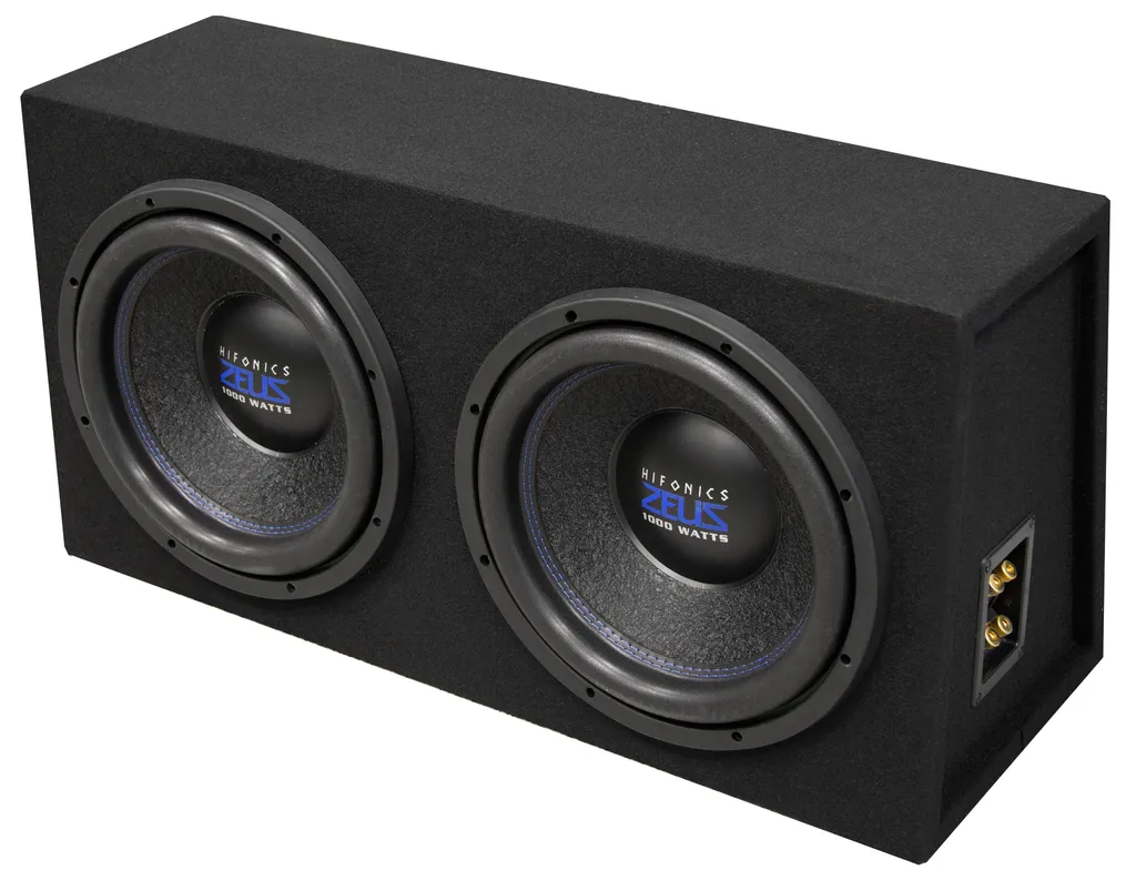 Hifonics Zeus ZXS-12S-DUAL Caisson de Basse Double 2x30cm Subbox Close