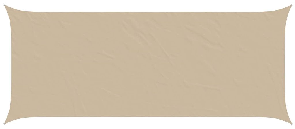 vidaXL Sonnensegel Beige 6 x 2,5 m 100 % Polyester Oxford