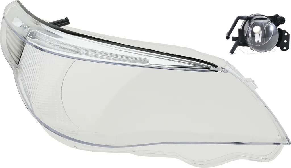 Johns Copertura Cristallo Faro Destro BMW E60 E61 Xenon 03-07
