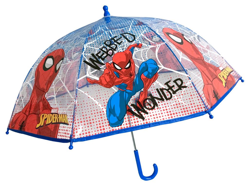 Ombrello a bastone per bambini Spider-Man Immagine del prodotto 