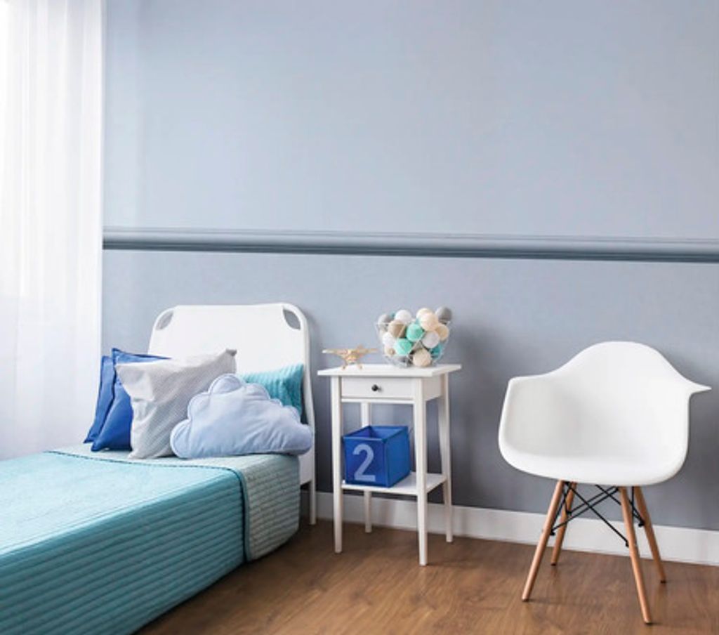 Bordüre 34451 Shades Iconic Streifen blau