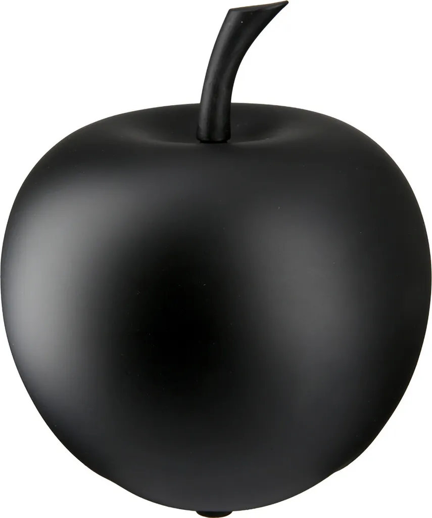 Objet de décoration pomme noire Portofino en céramique set de 2