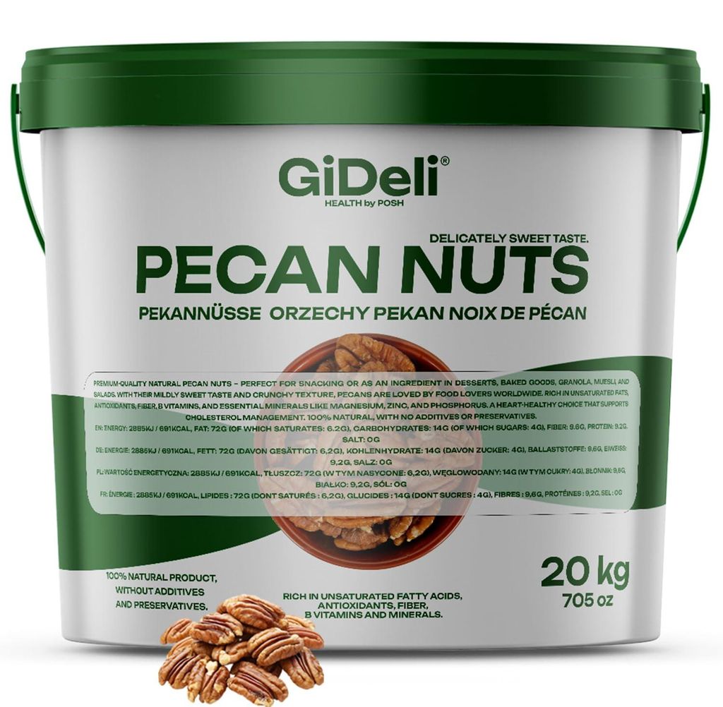 Orzechy pekan 20 kg, niesolone, w naturalnym stanie, całe, Zdjęcie produktu 