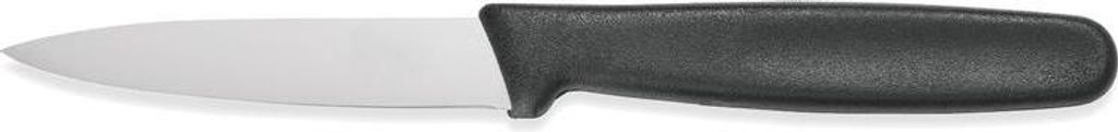 12x Schälmesser HACCP Knife, 17,5 cm, schwarz, Edelstahl, Kunststoff