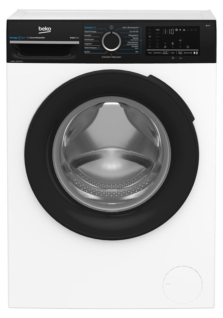 Beko BM3WFU4841W Waschmaschine Nachlegefunktion Hygiene+ Produktbild 