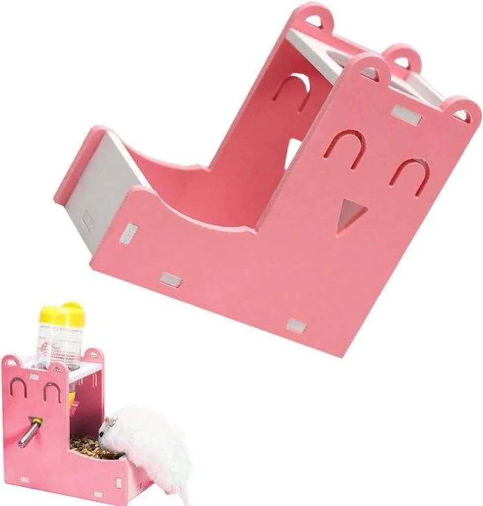 Système d'abreuvement suspendu 2 en 1 pour hamsters 125ml automatique