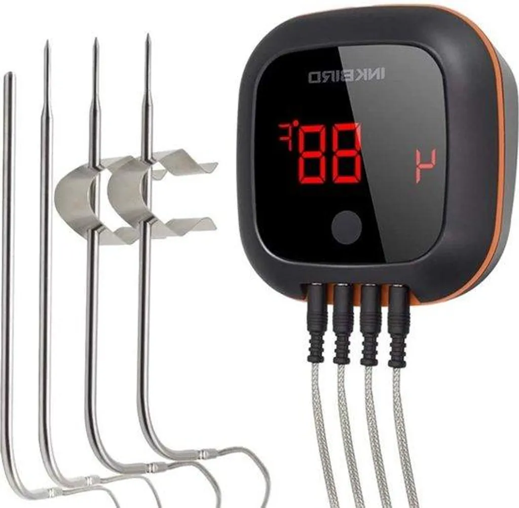 Thermomètre Bluetooth 4 Sondes : Fini les Viandes Trop Cuites au Grill