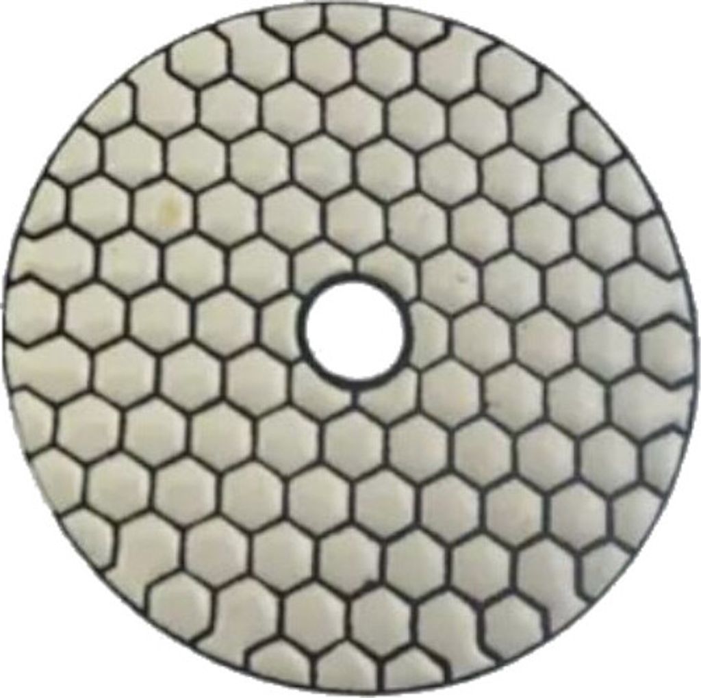 Trade-Shop Ø100mm Trocken Diamant Schleifscheibe / Polierscheibe / Polierpad M14 #1500 für Naturstein, Beton, Granit, Fliesen, Keramik, Marmor