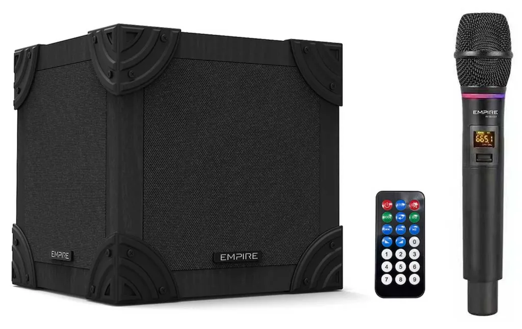 Enceinte 2 voies Empire Media HS.MINIQUBO noir avec son cristallin et pur