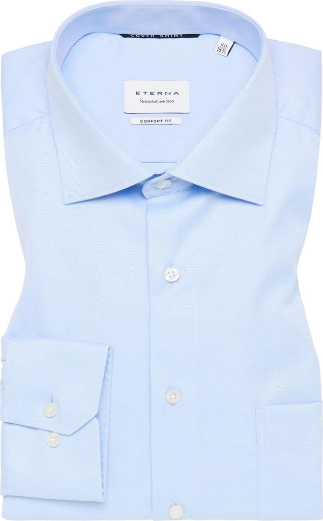 Eterna Hemd Comfort Fit (8817 E19K), Größe:47, Farbe:Blau (10)