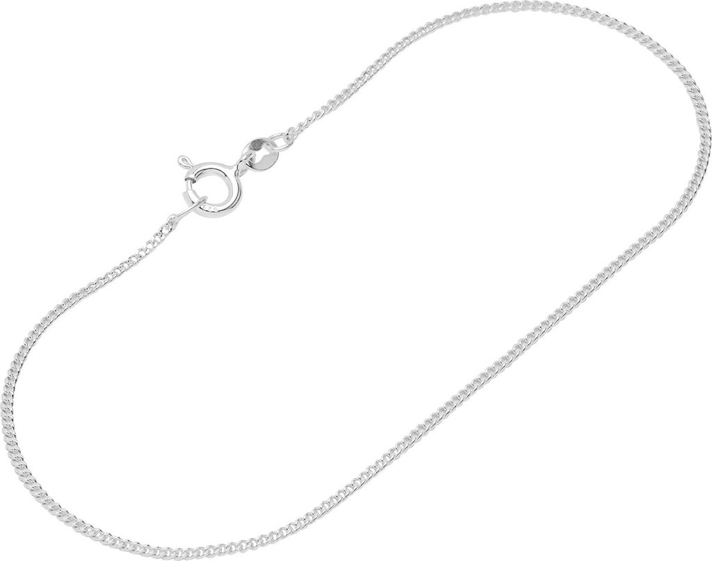 Designer Armband 925 Sterling Silber 19cm Ankerkette diamantiert Armbandkette