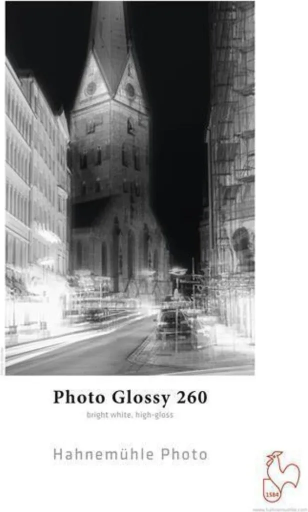 Papier Hahnemühle Glossy A3 260g - Fini Sec Instantané anti-traces