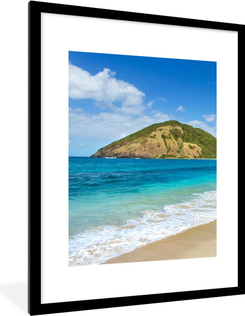 MuchoWow® Gerahmtes Poster Meer - Tropen - Strand - Produktbild 