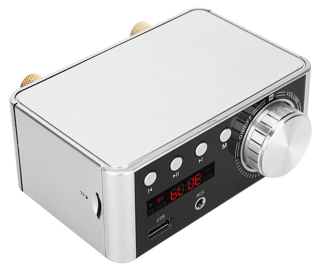 Cyfrowy wzmacniacz audio HIFI Bluetooth 5.0 Odtwarzacz kart Zdjęcie produktu 