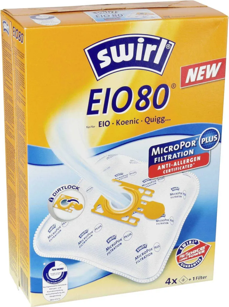 Ricambi Swirl EIO 80 per Aspirapolvere EIO/Dirt Devil - Lunga Durata
