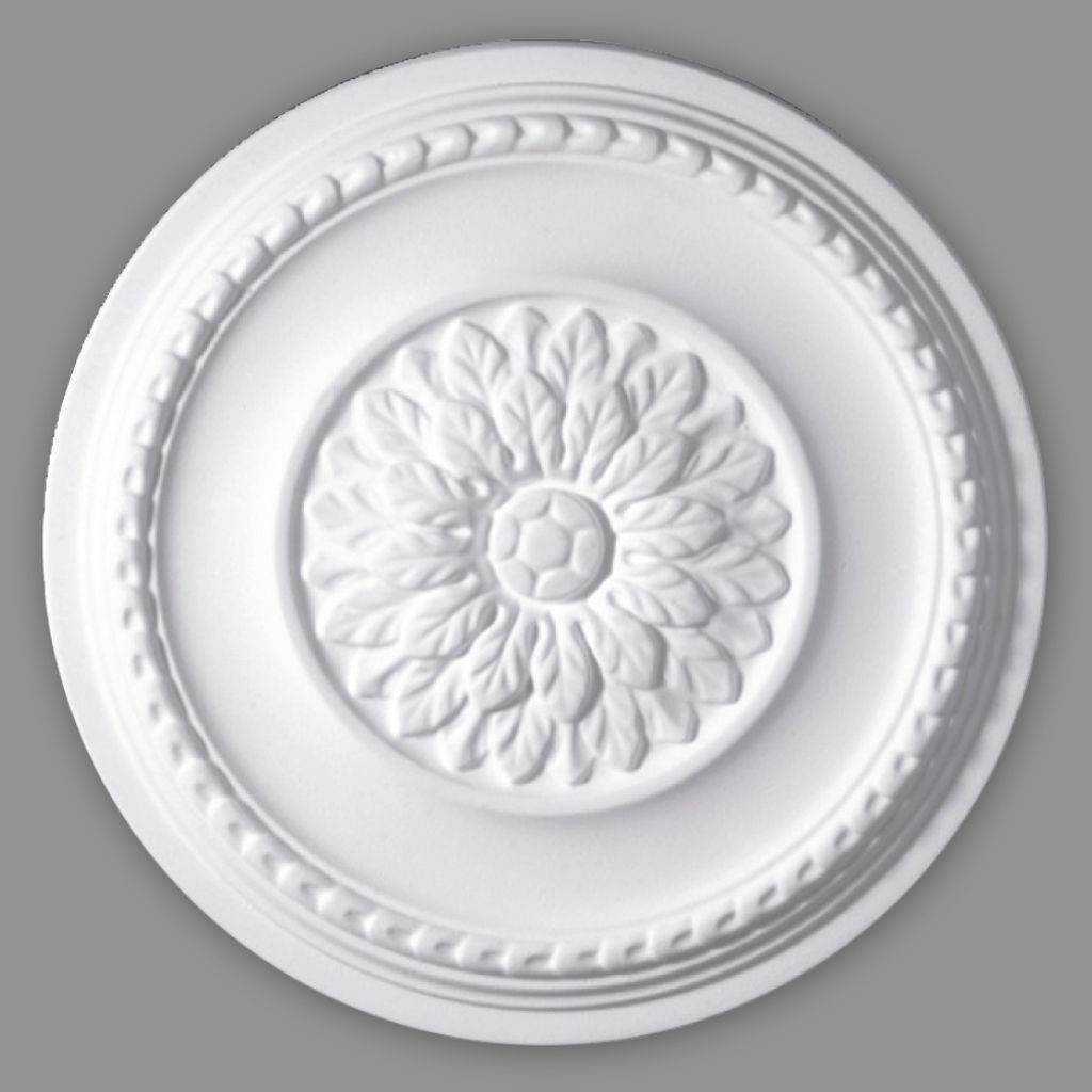 HOMESTAR Deckenrosette Rosa, Ø 37 cm, perfekte Akzente für Wohnräume, 25210