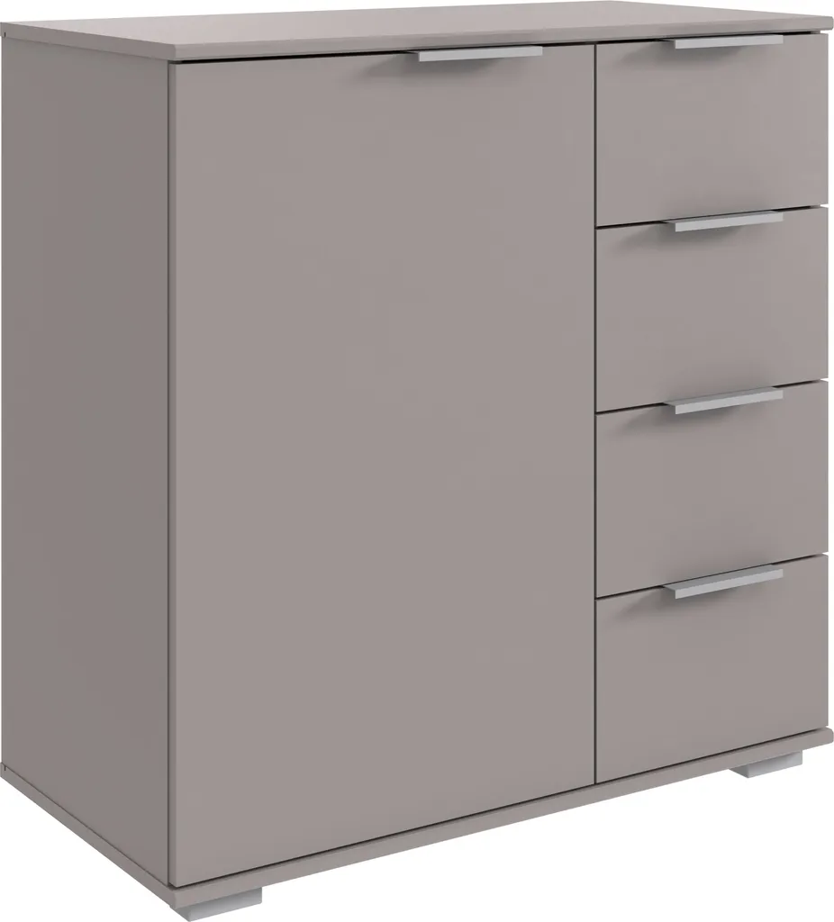 Kombikommode Easy Plus SAHARAGRAU 81cm - Rangement 4+1 - Meuble Moderne