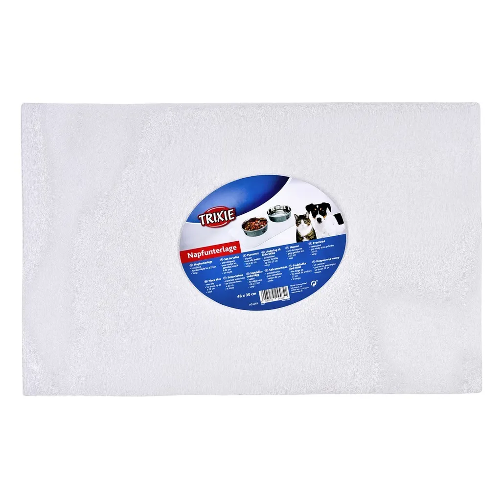 Tappetino Salvapavimento Ciotole 48x30 cm | Silicone Trasparente