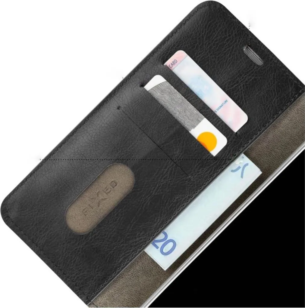 Cadorabo Hoesje voor Sony Xperia X in CLASSY DONKER BLAUW