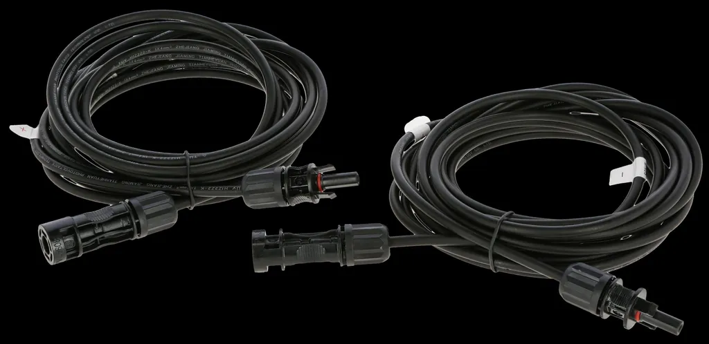 Câble solaire 5m lot de 2 - Extension robuste pour panneau 100W et 45W