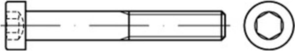 Reyher 7984 I6KT.Zyl Schraube 3x16 A2 (100 Stück)