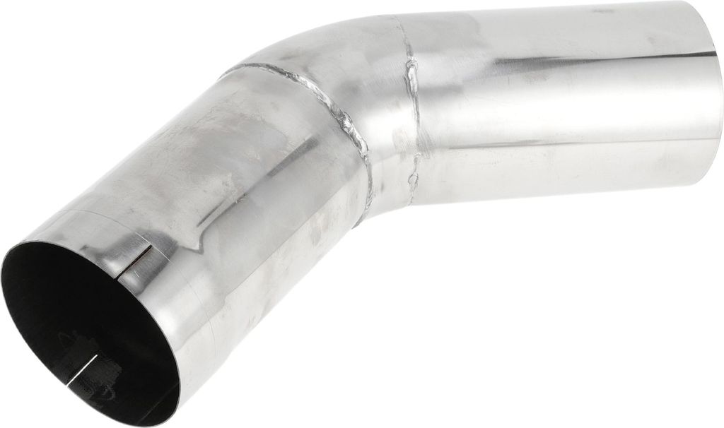 45 Grad Schneidmandrel Auspuffrohr DIY Benutzerdefiniertes Auto Modifiziertes Auspuffrohr Rohrleitung 102mm/4" OD 200mm/8" Länge T304 Edelstahl Si...